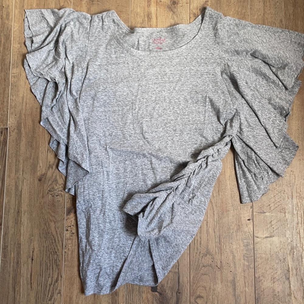 Isabel Maternity Target Gray Top Large